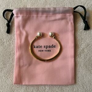 Kate Spade Pearls of Wisdom Open Hinged Bangle